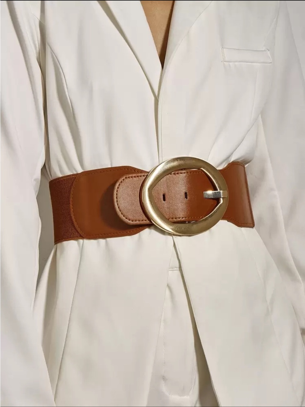 🤎 PLUS Faux Leather Stretch Belt 🤎 - Picture 7 of 7